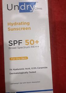 Undry Hydrating Sunscreen