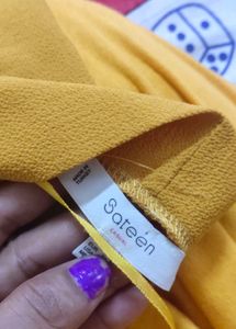 Elegant Yellow Robe