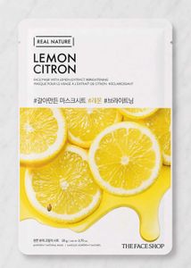 Real Nature Lemon Citron Face Mask