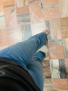 Wide Leg Light Wash Denim Jeans