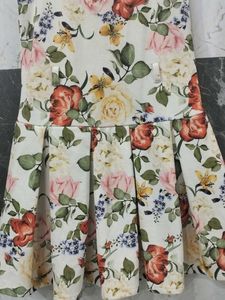 Floral Print Fit &amp; Flare Dress