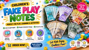 Children's Fake Play Notes 45 pice