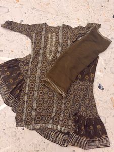 Stylish Printed Kurta Set with Dupatta