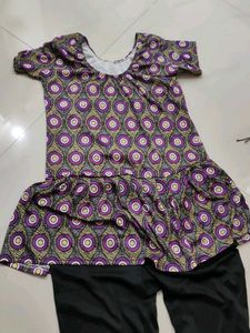 Printed Kurta with Palazzo Set