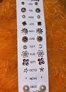 Birth Month Earring Set