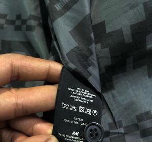 H&amp;M Men's Black Leather Jacket