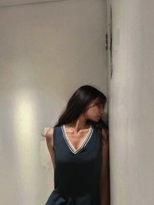 Chic Navy Blue Fit &amp; Flare Dress
