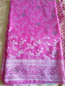 Beautiful BabyPink Saree with Swarovski work