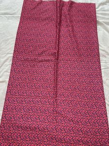 Vibrant Pink Cotton linen fabric