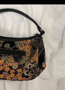 Stylish Floral Pattern Hobo Bag