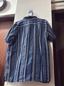 Men's Striped Short Sleeve Shirt