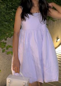 Cute Lavender Mini Dress