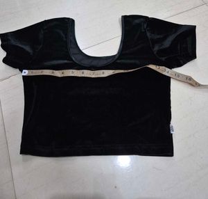 Black Velvet Blouse