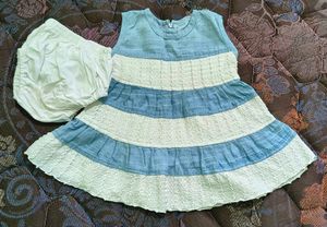 Cute Blue & White Dress