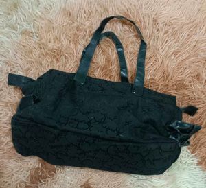 Stylish Black Tote Bag