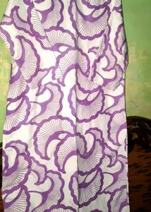 Vibrant Purple Floral Print Kurta
