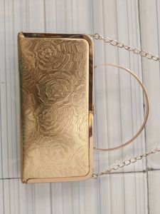 Sparkling Gold Clutch Bag