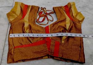 Gold silk Blouse