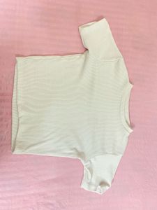 Cream Colored T-Shirt (stretchy)