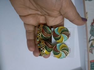 New Without Tag Stylish Multicolour Jhumkas