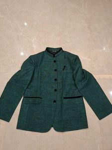 Men's Teal Nehru Jacket
