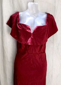 red wine mafia type bodycon