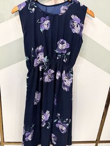 Floral Navy Dress