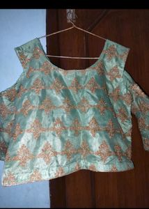 Elegant Bottle Green Lehenga Choli Set