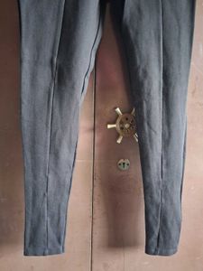 Chic Black Zipper Pants