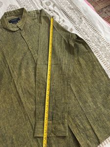 Lime Green Full Sleeves Shirt