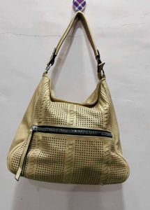 Stylish Perforated Hobo Bag