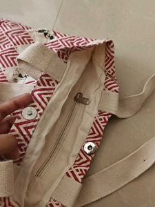 Tote Bag with Tribal Art Print