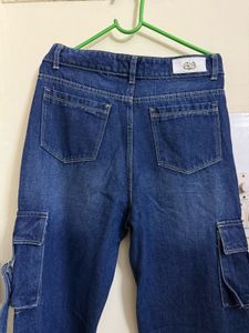 Blue Cargo Jeans