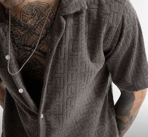 Men's Textured Short Sleeve Shirt