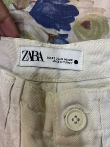 Zara Cream Cargo Pants
