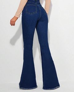 navy blue bootcut jeans