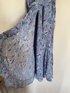 Per Una a M&amp;S brand blue floral Midi dress