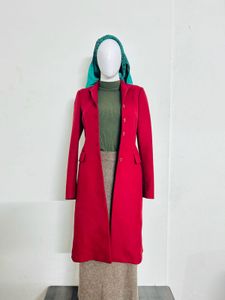 Red Korean over coat