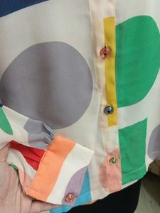 Colorful Geometric Print Co-ord Set
