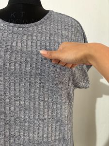 Globus Ribbed Knit T-Shirt