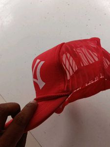 Red NY Yankees Trucker Hat