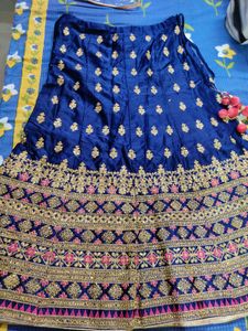 New Royal Blue Lehenga