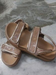ALDO Sparkly Gold Sandals