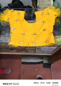Stunning Yellow Sequined Lehenga Choli