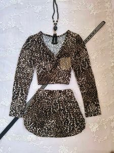 leopard print co-ord set