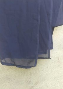 Embroidered Navy Blue garara set heavy