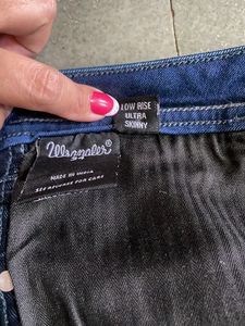 Original Wrangler Dark Blue Denim Jeans