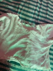 cute crop white top