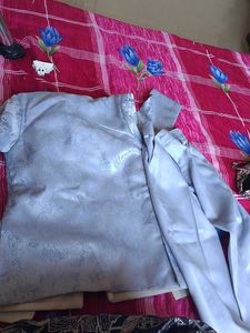 Men's Light Blue Kurta Set