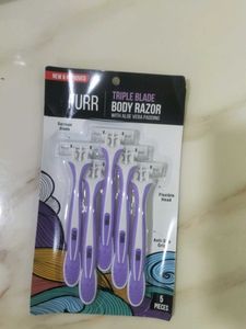 New &amp; Improved Turrr Triple Blade Body Razor